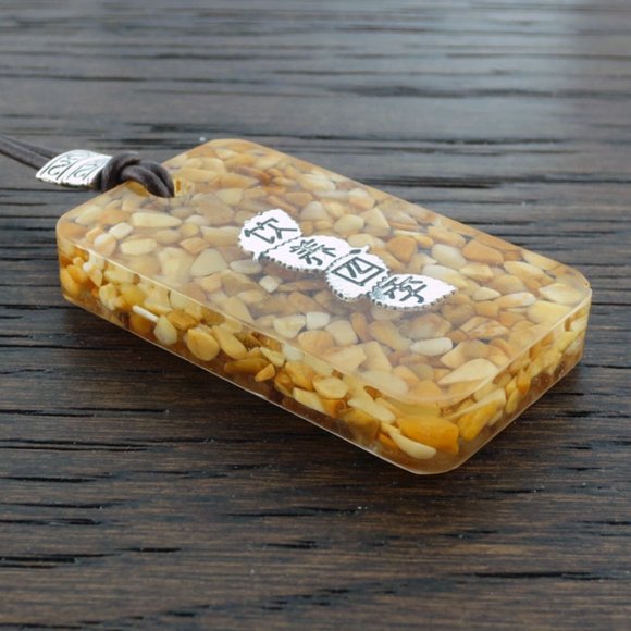 Yellow Jasper Suspension Pendant - Picture 2 of 2